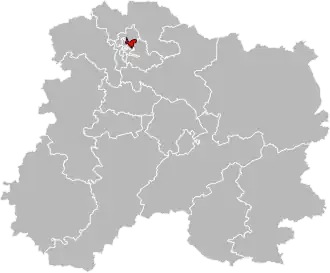 Kanton na mapě departementu Marne