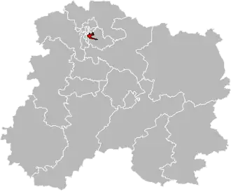 Kanton na mapě departementu Marne