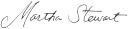 Martha Stewartová – podpis