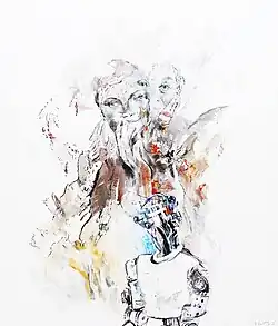 „Zamyšlení“, rok 2010, (130 cm × 90 cm)