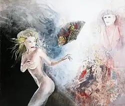 „Život - divadlo“, rok 2010, (130 cm × 150 cm)
