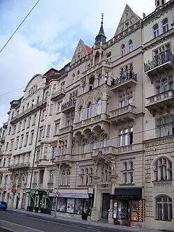 Sídlo knihovny na adrese Masarykovo nábřeží 2017/8