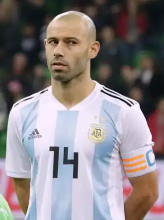 Javier Mascherano v roce 2017