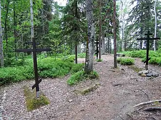 Masové hroby na úpatí Sekirného vrchu