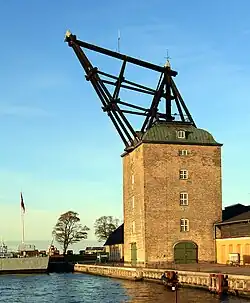 Jeřáb Mastekranen, královské loděnice, Kodaň