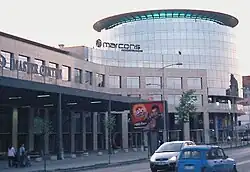 Budova výstaviště.