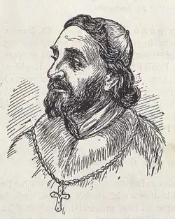 Matěj z Janova (kresba J. L. Pomíjela, cca 1940)