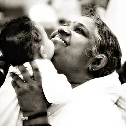 Mata Amritanandamayi (4. dubna 2009)