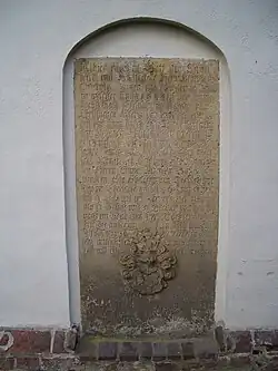 náhrobní deska Matouše Crocinuse