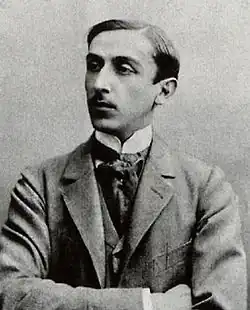 Maurice Barrès, asi 1885