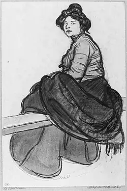 Maxime Dethomas: Benátčanka, Podzimní salon, 1904, Palác umění, Lille