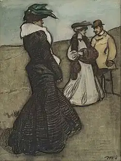 Maxime Dethomas: Pomlouvači, 1895, Puškinovo muzeum, Moskva