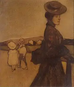 Maxime Dethomas: Guvernantka, asi 1901, Ermitáž, Petrohrad