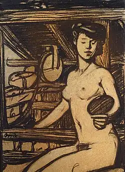 Maxime Dethomas: Žena u lůžka, asi 1895