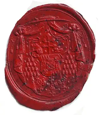 Pečeť arcibiskup v Olomouci 1836-1853