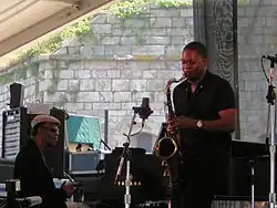McCoy Tyner a Ravi Coltrane na Newportském jazzovém festivalu (2005)