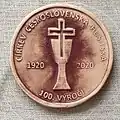 Pamětní medaile k 100-mu výročí vzniku církve 1920-2020