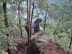 Skalní útvar Medvěd