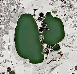 Jezero ze satelitu Sentinel 2 (2017)