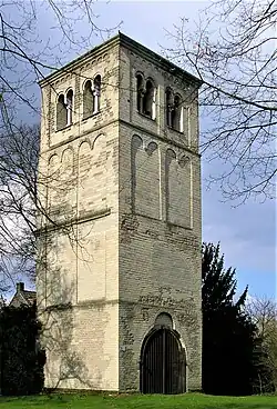 Věž kostela sv. Mořice v Büderichu