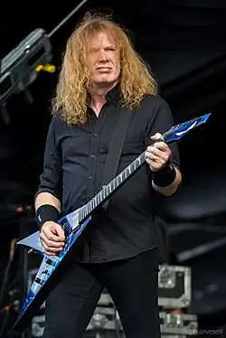Dave Mustaine na koncertě v San Antoniu (2016)