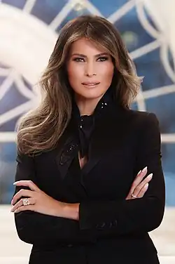 Melania Trumpová, současná manželka Donalda Trumpa