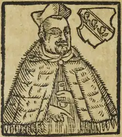 Melchior Pyrnesius z Pyrnu (B. Paprocký, Zrcadlo slavného Markrabství moravského, 1593)
