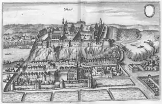 Merianův pohled z roku 1679