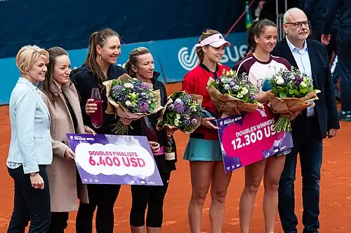 Vítězky a finalistky čtyřhry 2019