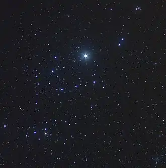 Otevřená hvězdokupa Melotte 20 na amatérském snímku