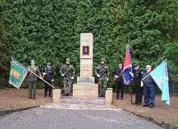 Pieta u pomníku genmjr. Antonína Sochora