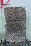 Memorial stone (Komenskeho, Humpolec).JPG