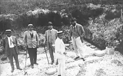 Členové Palestinského židovského kolonizačního sdružení na snímku z 20. let 20. století