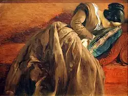 Sestra Emilie spící