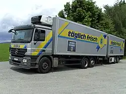 Nákladní vozidlo řetězce