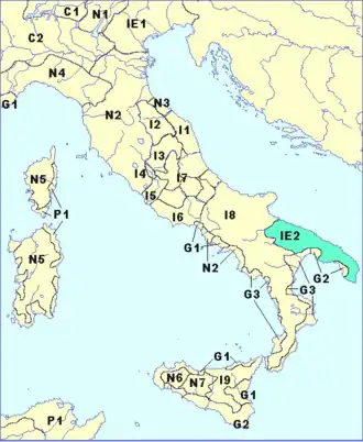 Mapa rozšíření jazyka