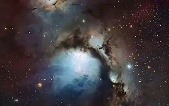 Úzkopásmový snímek mlhoviny Messier 78. Autor: ESO/Igor Chekalin