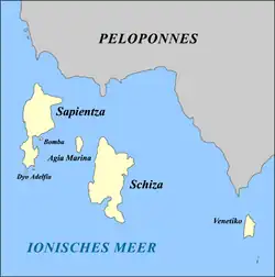 Poloha jednotlivých ostrovů