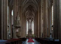 Interiér kostela svatého Jakuba Většího