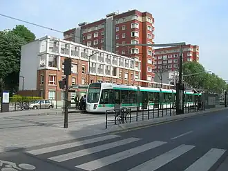 Tramvaj na Boulevardu Masséna