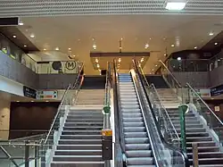 stanice krátce po svém otevření v prosinci 2012