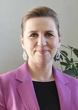 Dánská předsedkyně vlády Mette Frederiksen
