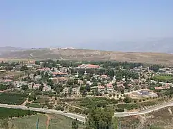 Celkový pohled na město Metula