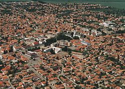 Letecký pohled na Mezőkövesd