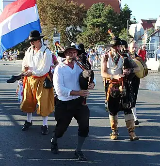 Nizozemská dudácká metalová skupina Hailander