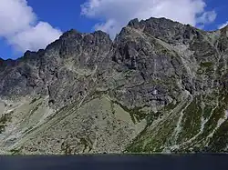 Zprava Prostredný a Veľký Mengusovský štít