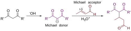 Obecný mechanismus Michaelovy reakce