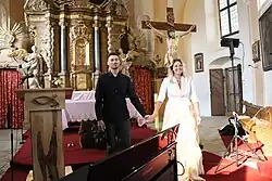 Pohled na hlavní oltář