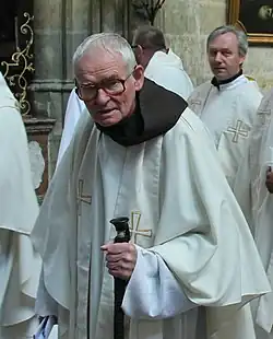 Michal František Pometlo v pražské katedrále na Hromnice 2016