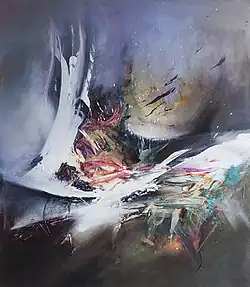 Studie duplicity akryl na plátně 230×200 cm 2017